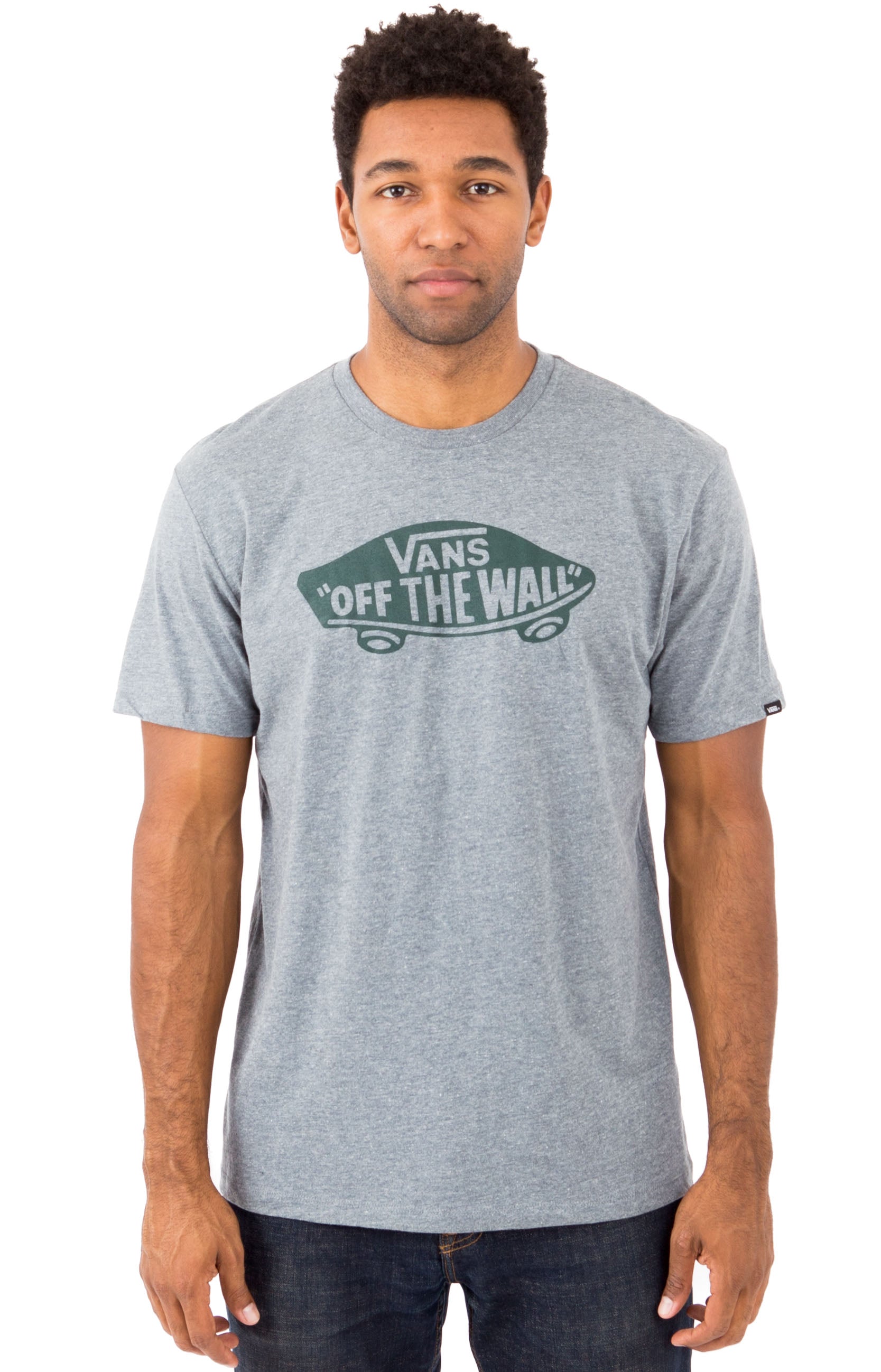 Vans Off The Wall Stylish Heather BLUE T-Shirt - Must-Have!