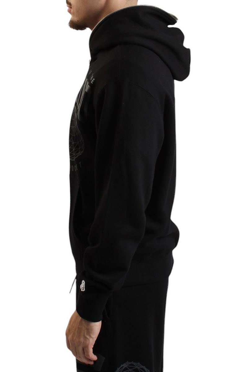 BB HMU Glistening Zip Hoodie - Urban Style Essential