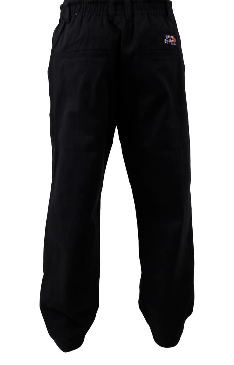 Butter Goods Black Cotton Twill Wide Leg Trousers - A Must-Have!