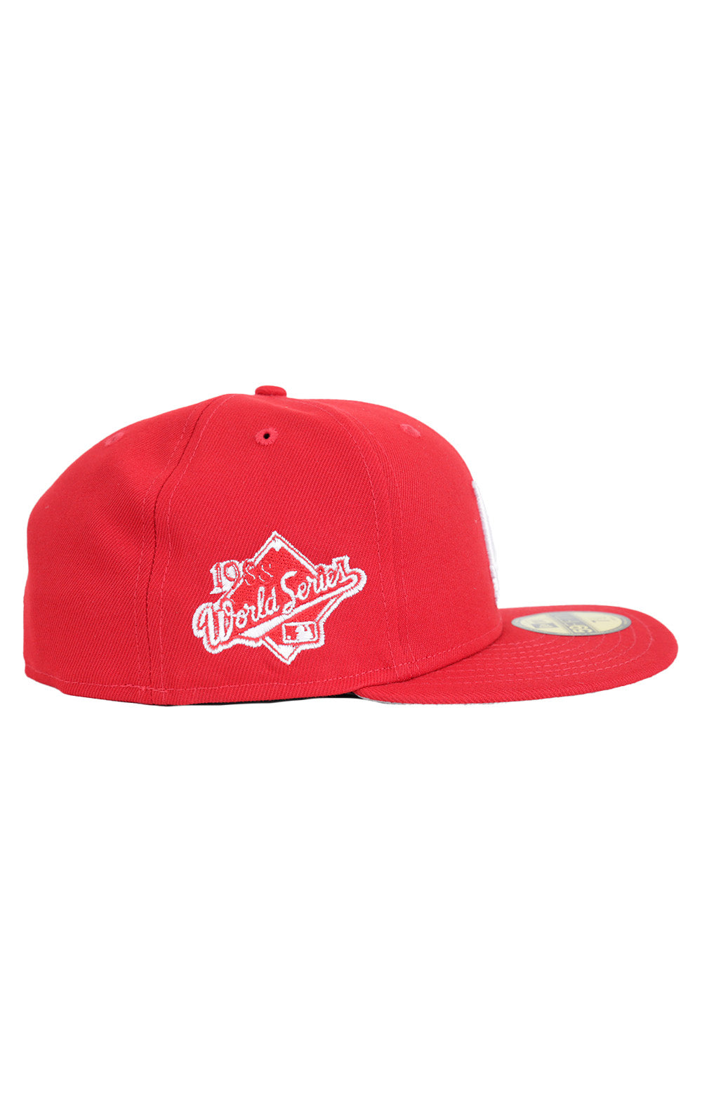 Exciting LA Dodgers 88 World Series Patch Up 59FIFTY Fitted Hat in Red/White