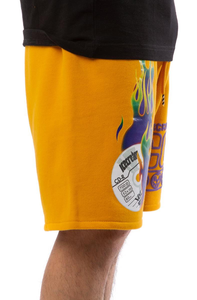 Gorgeous Golden Yellow Disc Shorts