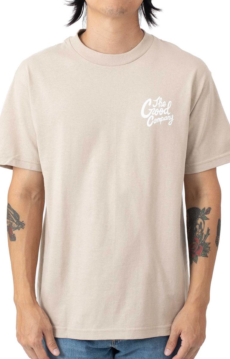 Fantastic Good Time T-Shirt - Tan/White