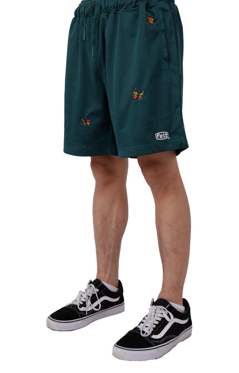 Stunning Forest Green Home Team Mesh Shorts