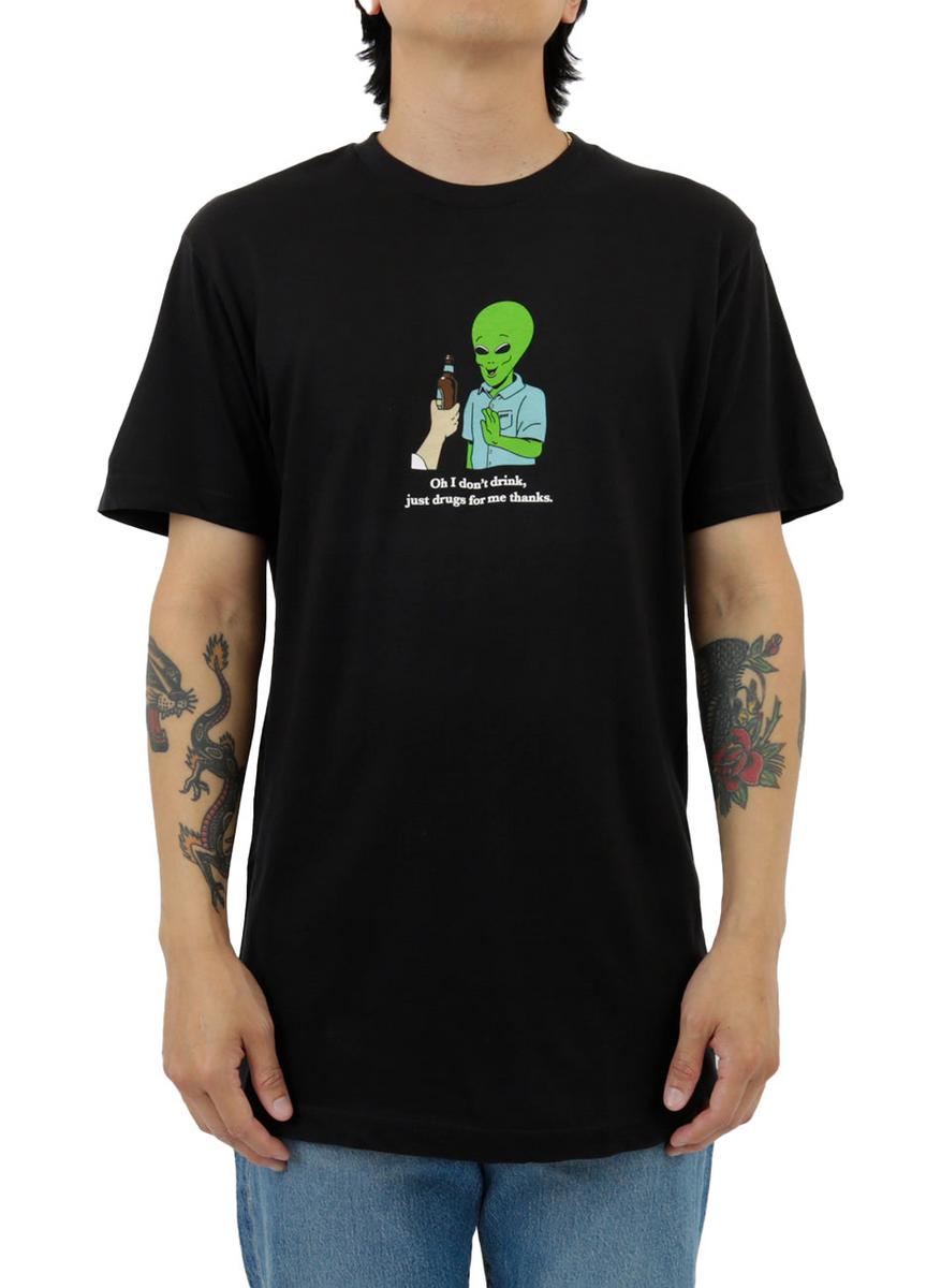 RIPNDIP's Striking 'I Don't Drink' Black T-Shirt