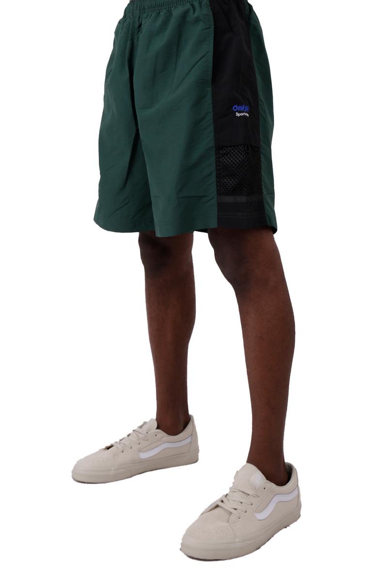 Stunning Forest Green Nylon Performance Shorts