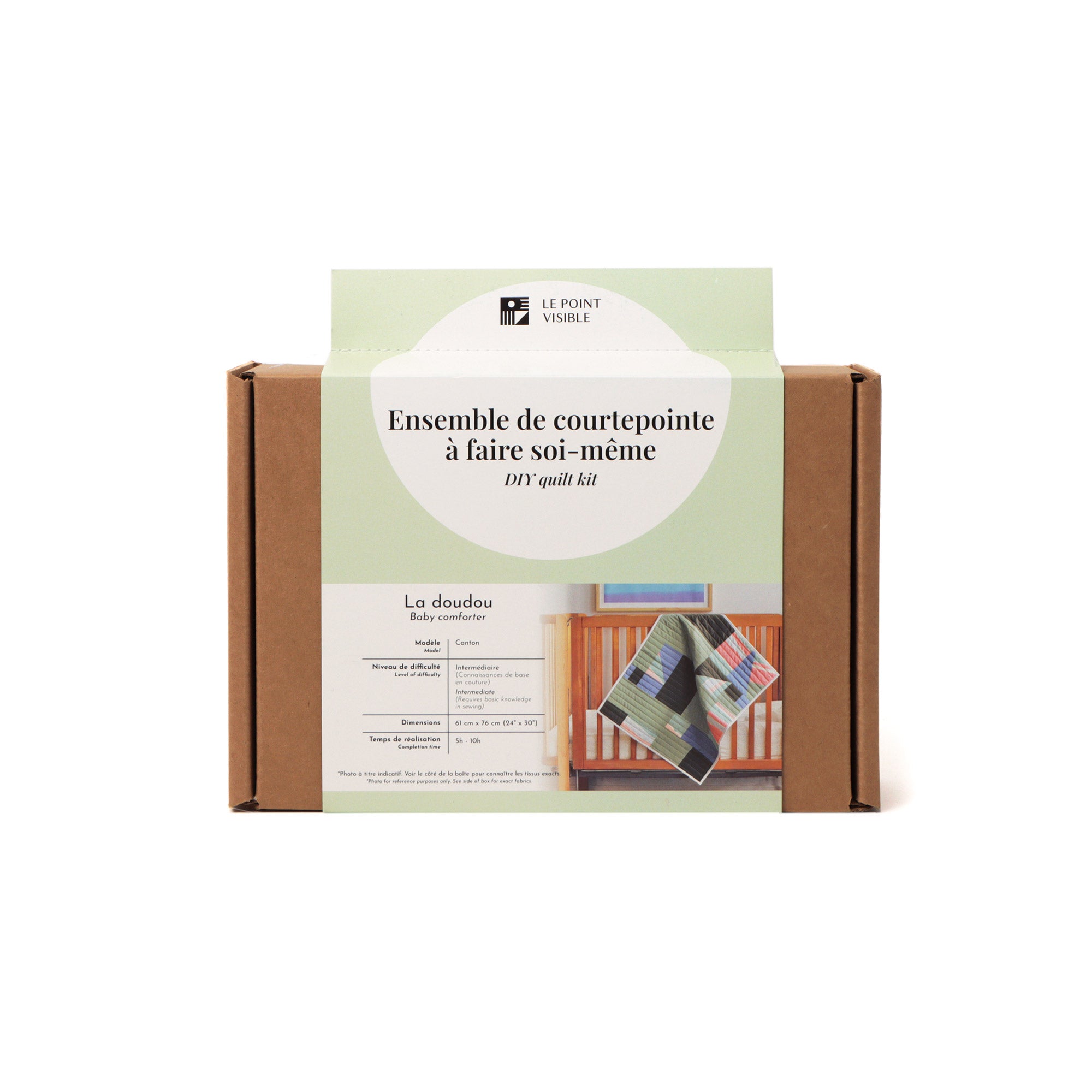 Unleash Your Creativity with Our DIY Baby Comforter Quilt Kit in Gorgeous Green!