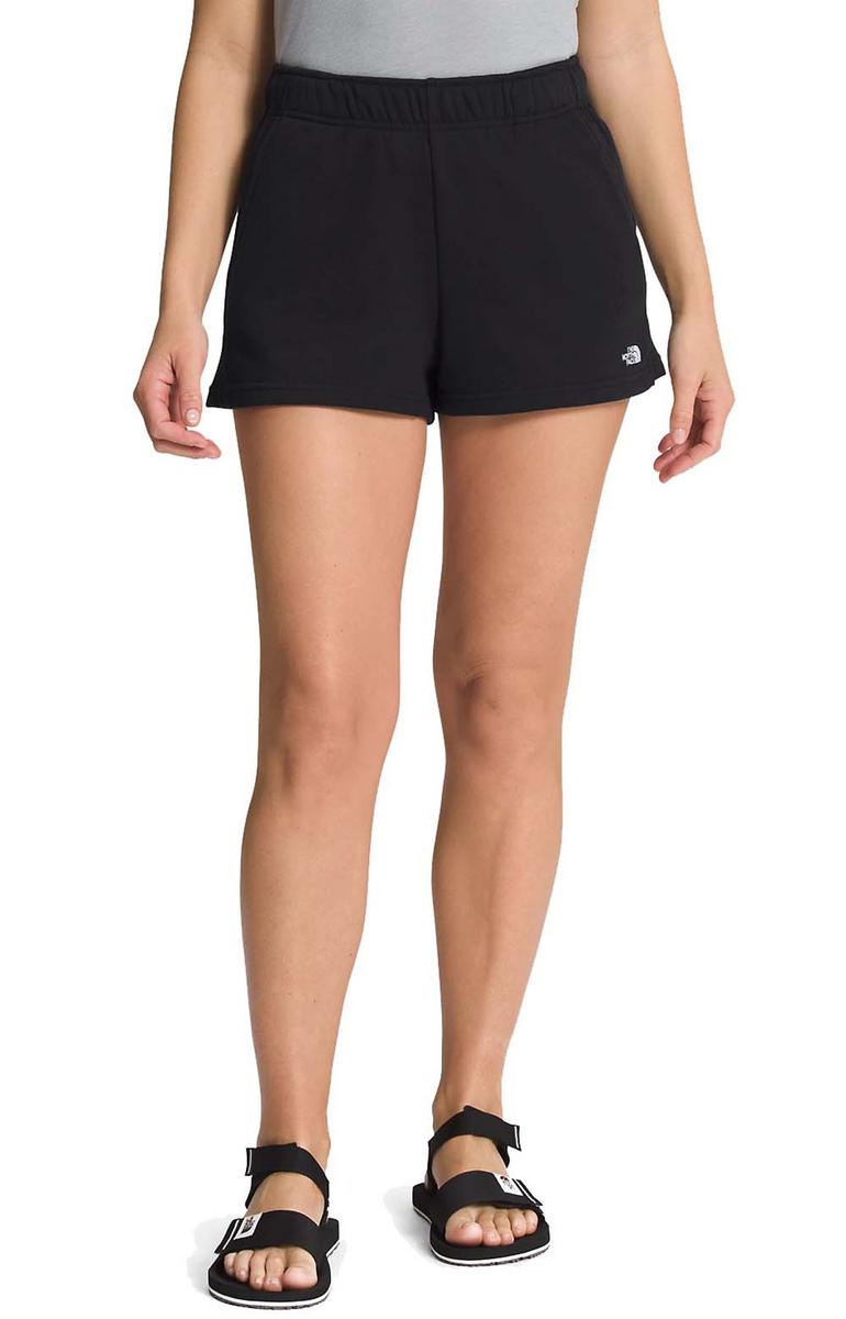 The North Face Women's Half Dome Fleece Shorts - Stylish Black & White