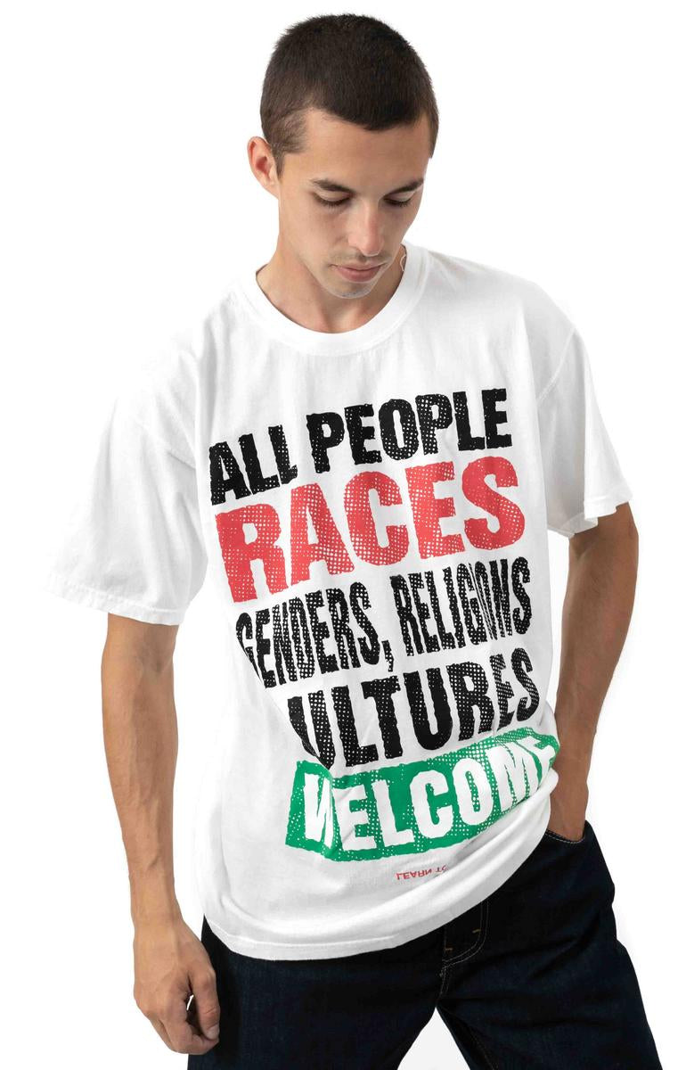 All Welcome V.2 Premium Cotton/Silk T-Shirt - Irresistible Fashion!