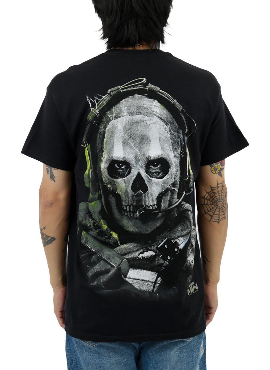 Hauntingly Cool Ghostly Ambush Black T-Shirt