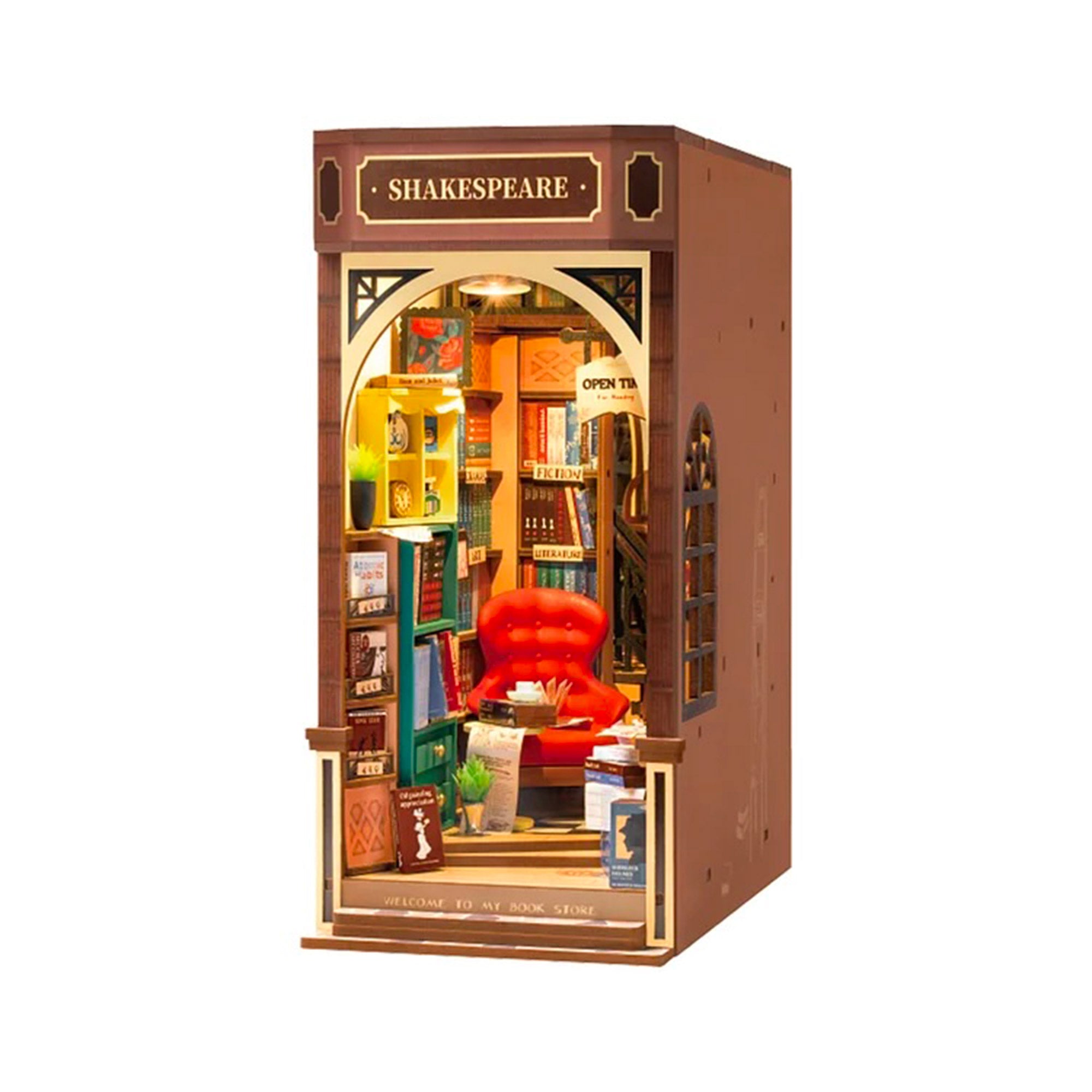 Robotime Rolife DIY Mini Bookstore Nook