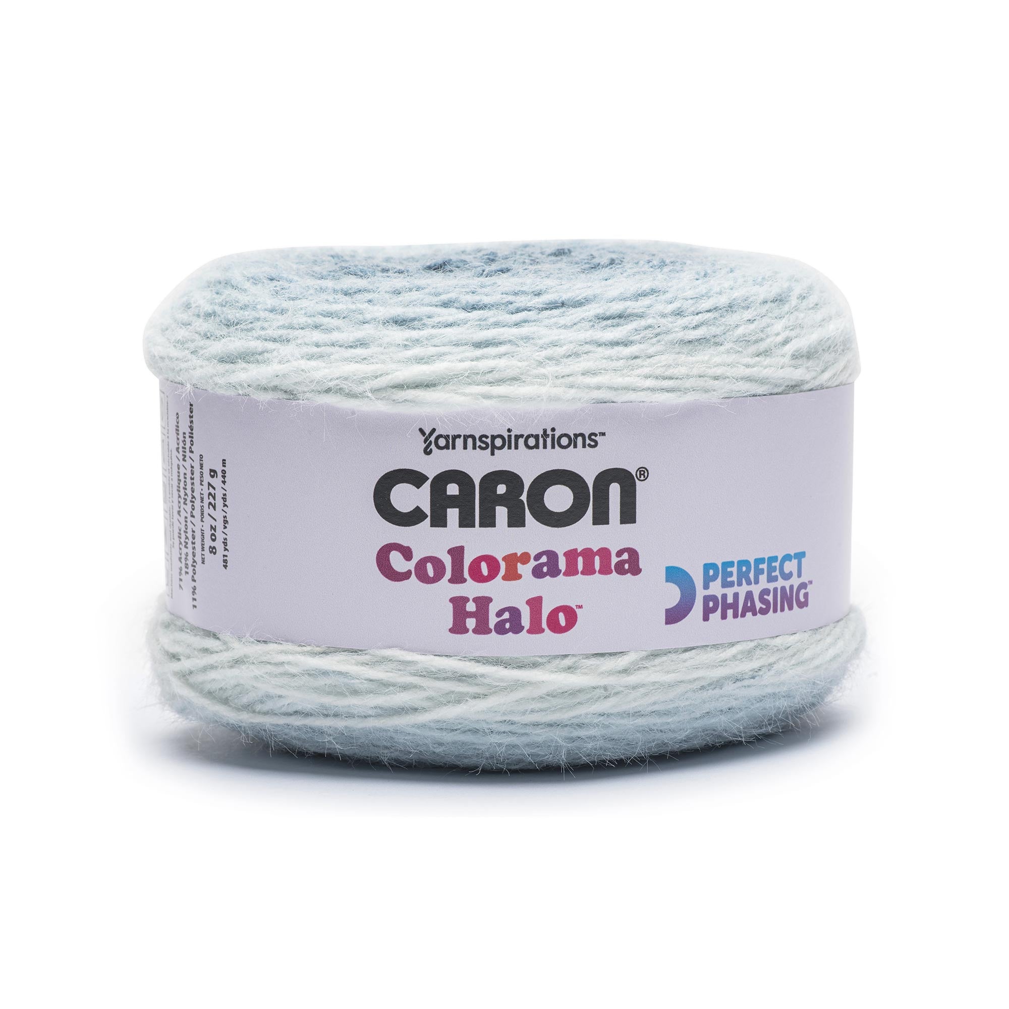 Enchanting Colorama Haze Halo in Graphite Frost