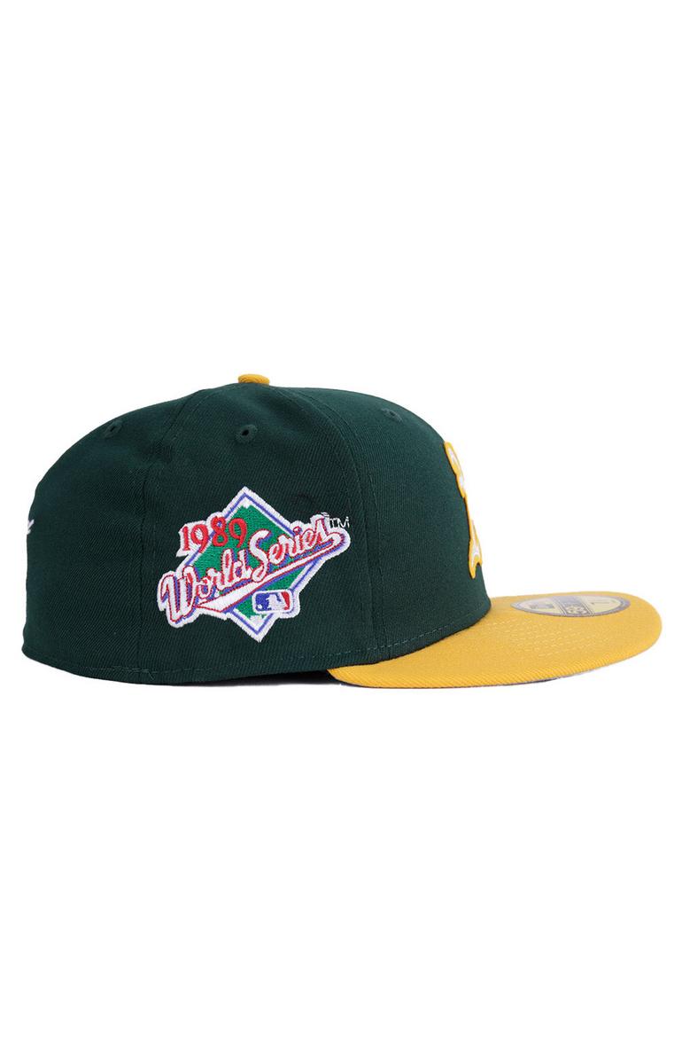 New Era's Oakland Athletics 59FIFTY Letterman Fitted Cap - Show Your Team Pride!