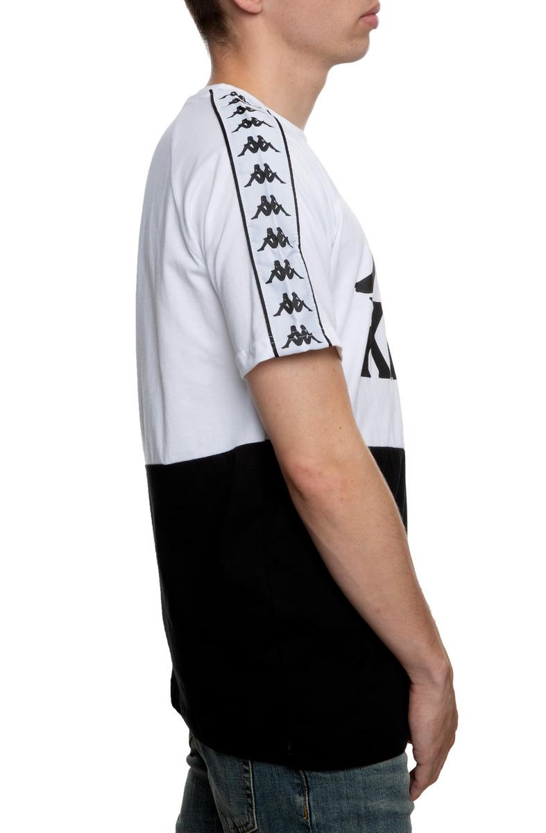 Stunning 222 Banda Baldwin T-Shirt in White/Black/White