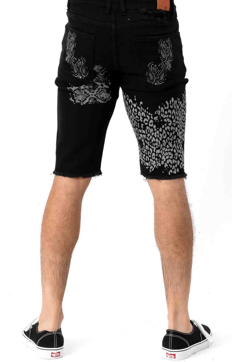 Stunning Pacific Black/Checker Shorts