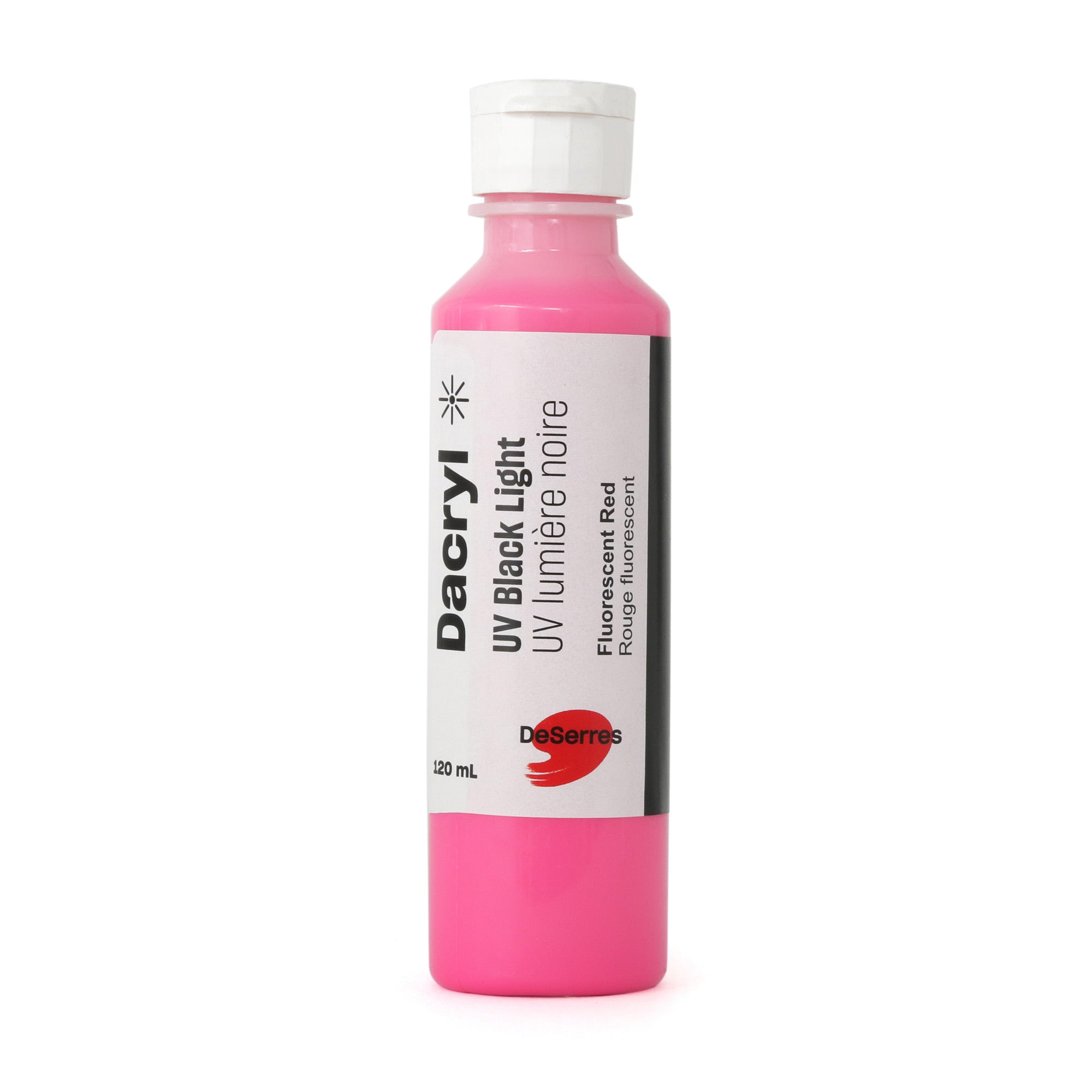 Dacryl UV Black Light Acrylic - Stunning Fluorescent Red Paint