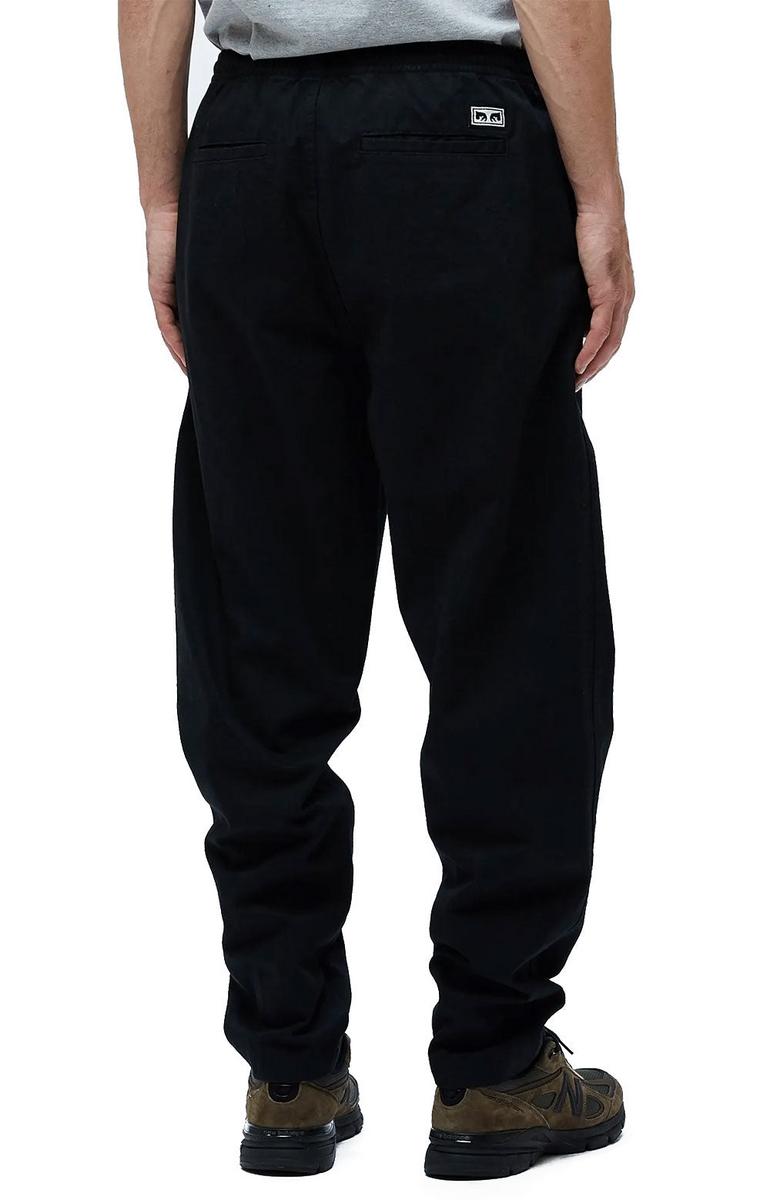 Obey's Stunning Black Easy Twill Pants