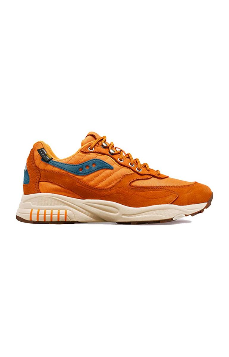 Saucony 3D Grid Hurricane Running Shoes - Rust and Brown: Stylish & Comfortable Footwear