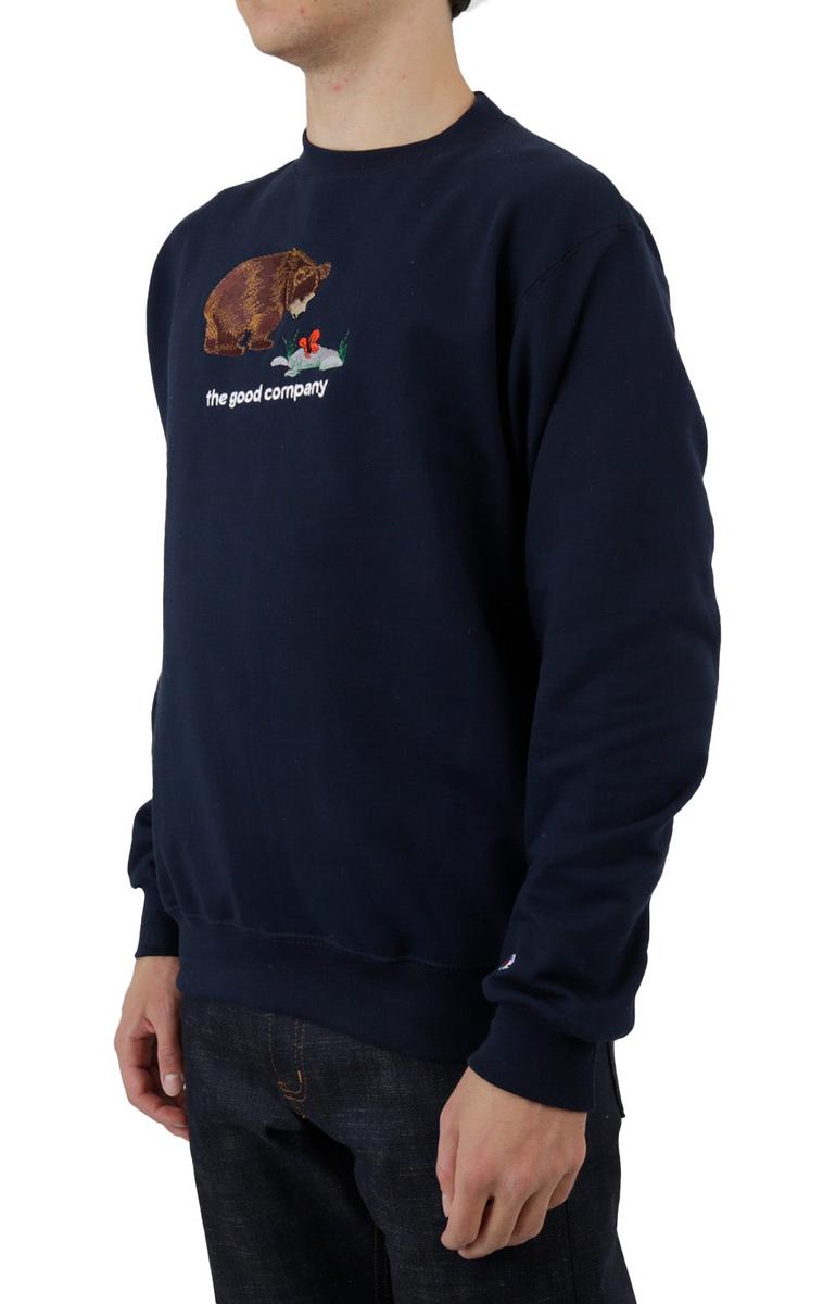Charming Navy Bear Sweatshirt
