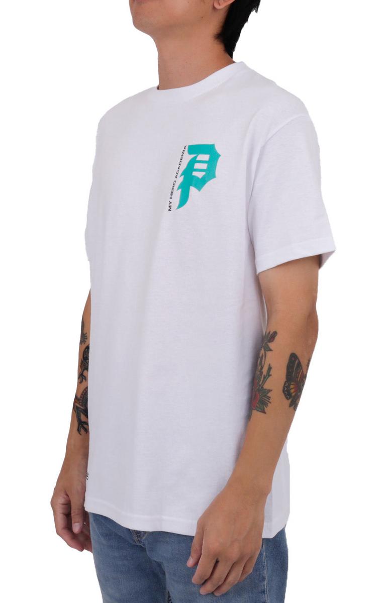 Primitive x My Hero Academia Stunning White Cotton T-Shirt