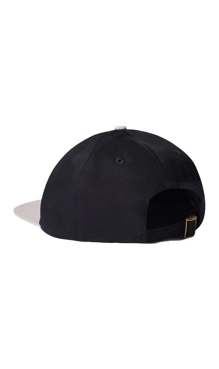 Butter Goods' Stunning Embroidered 6 Panel Cap - Black/Tan