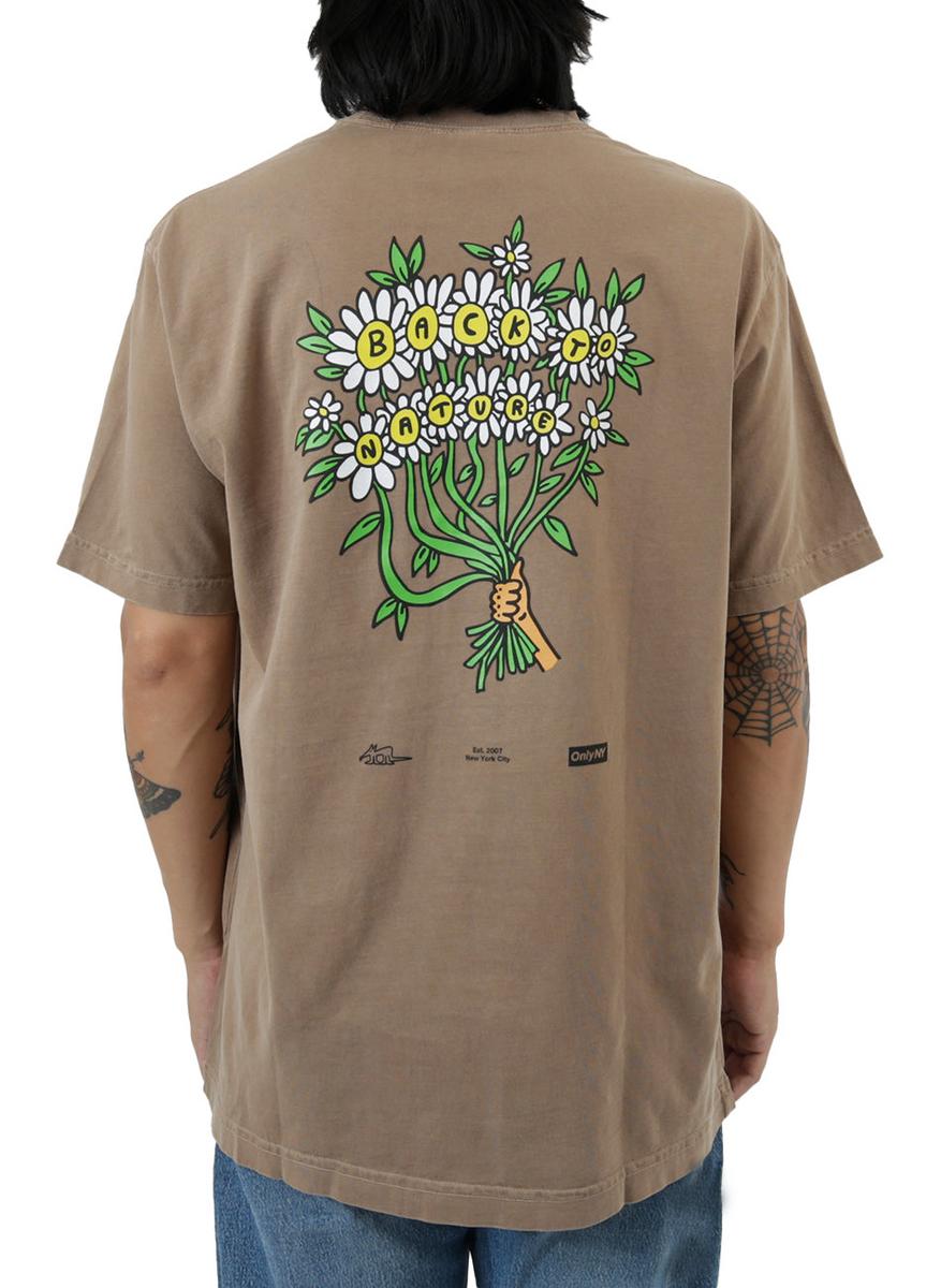 Only NY's Enchanting Brown Back To Nature T-Shirt