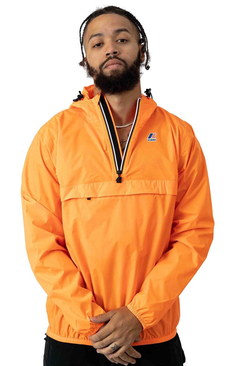 Le Vrai 3.0 Leon Orange Half-Zip Jacket - Irresistible Style!