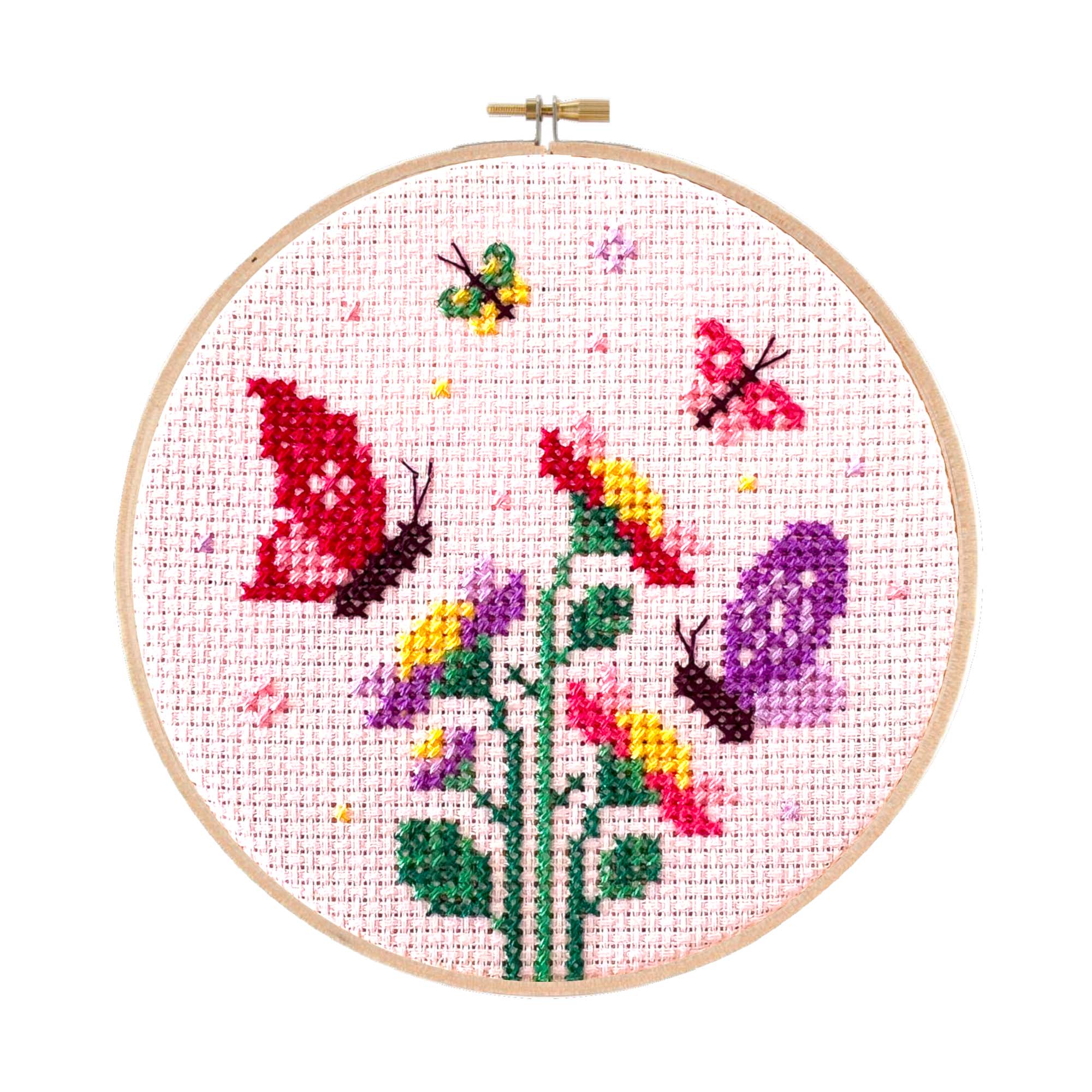 Enchanting DIY Butterfly Garden Cross Stitch Kit