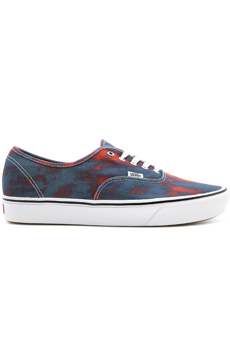 Vans Women's In Bloom ComfyCush Authentic Shoes - Stunning Blue/Multi