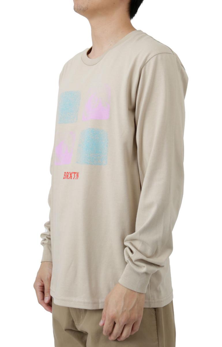 Brixton's Alluring All Eyes Long Sleeve Shirt in Sand