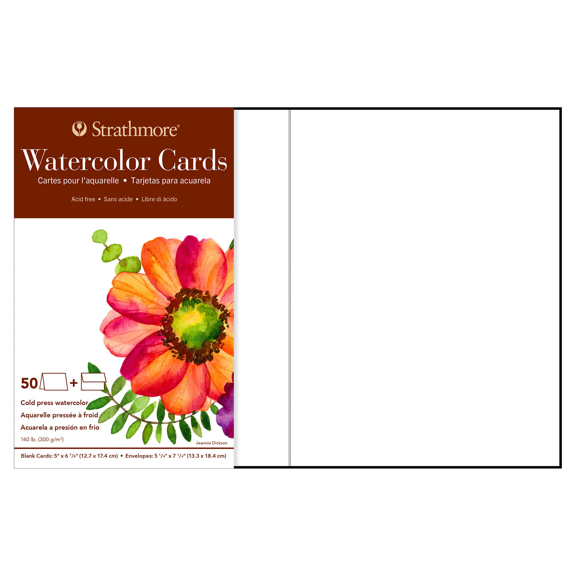 Exquisite Blank Watercolour Card Packs