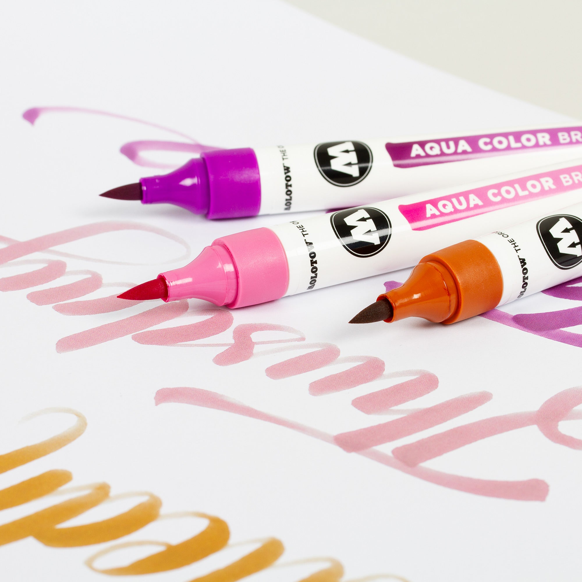 Stunning Aqua Color Brush Marker - Vibrant Cyan