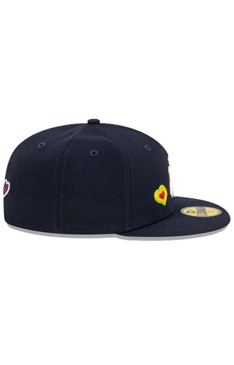 NY Yankees Heart Chainstitch 59FIFTY Fitted Cap - A Must - Have for Fans!