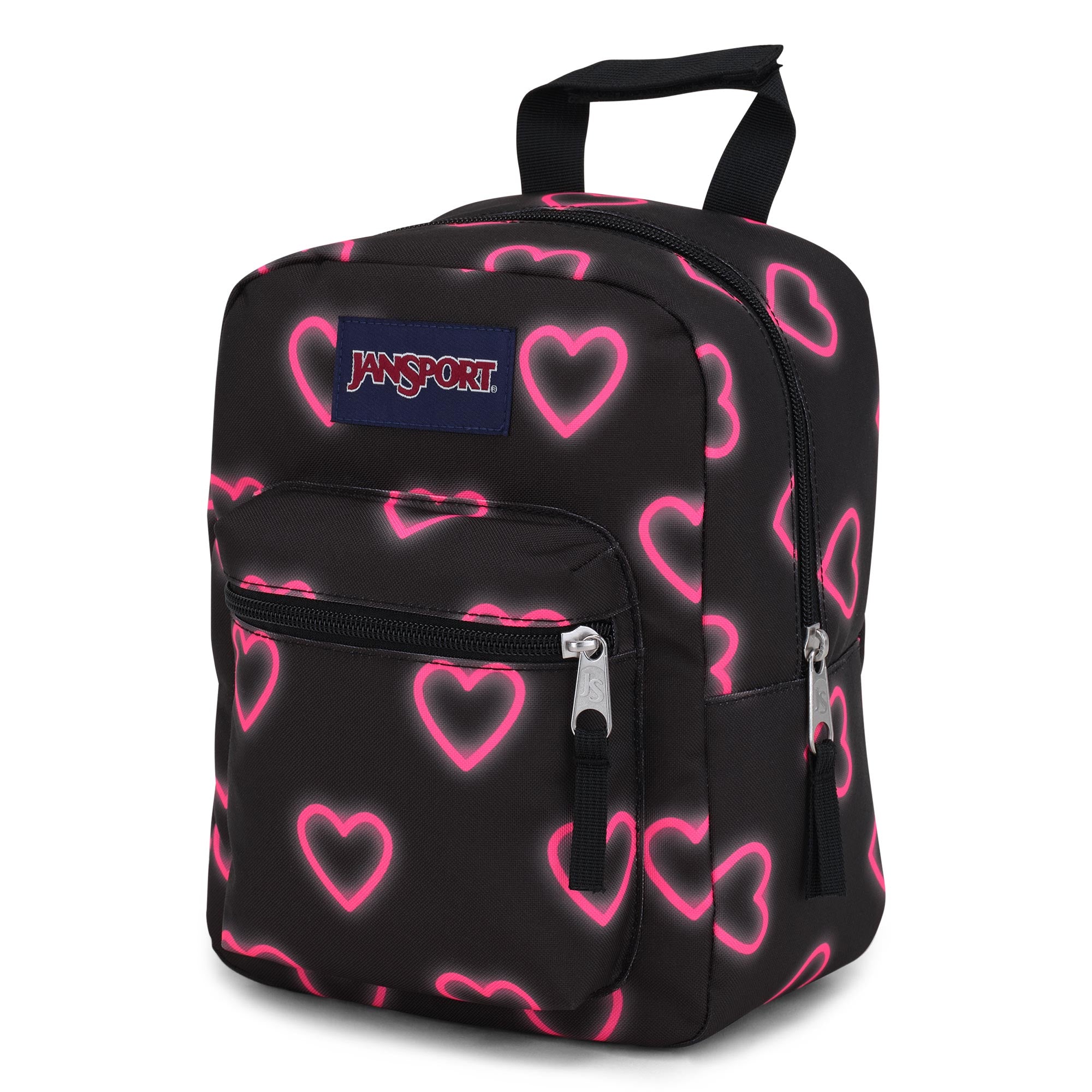 Big Break Happy Hearts Black 8L Lunch Bag - Your Ultimate Lunch Companion