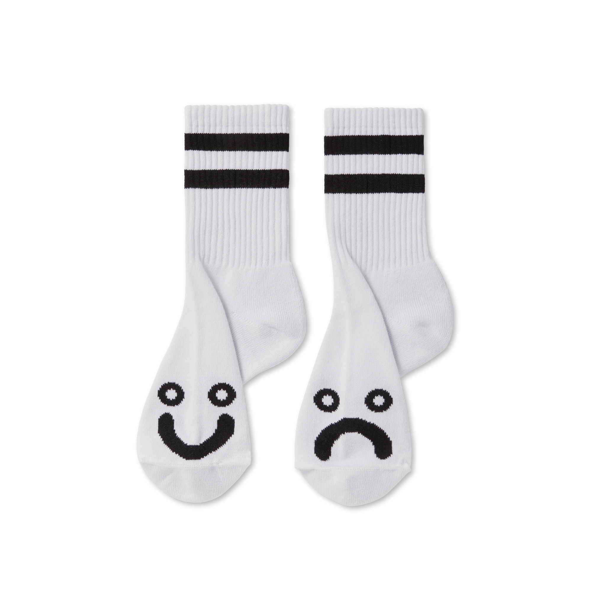 Polar Skate Co. Happy Sad Rib Socks