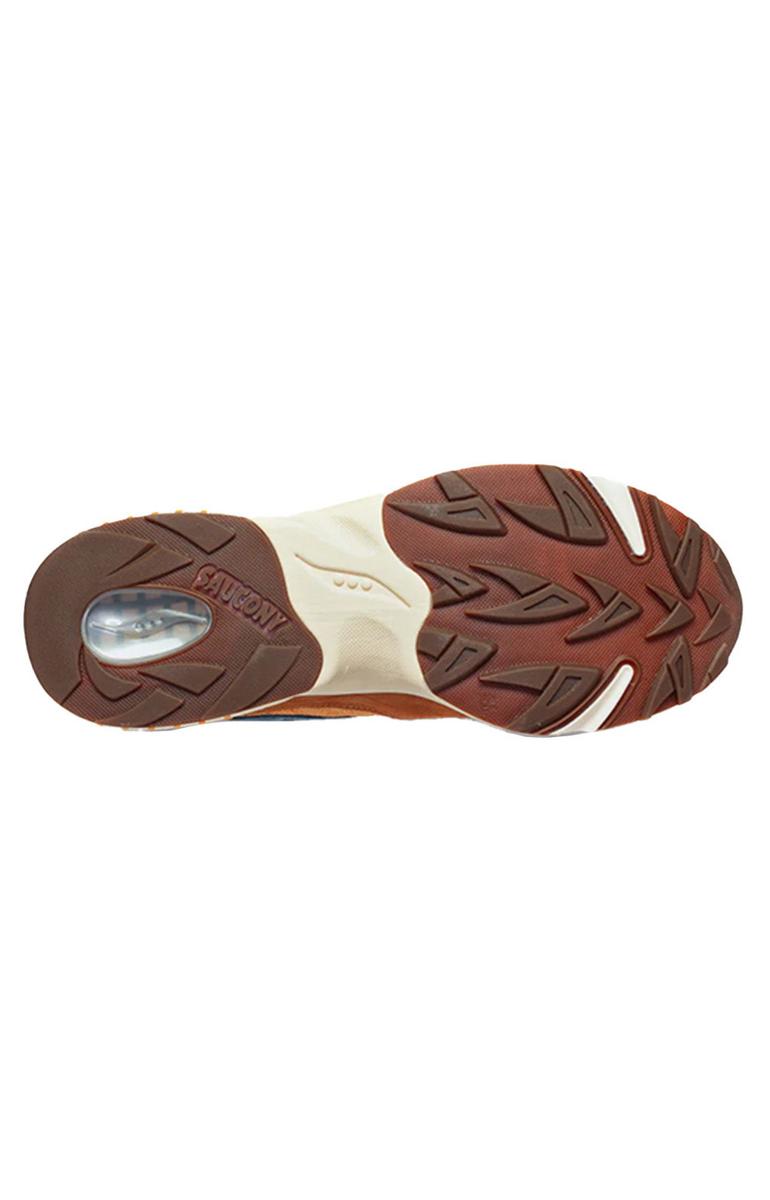 Saucony 3D Grid Hurricane Running Shoes - Rust and Brown: Stylish & Comfortable Footwear