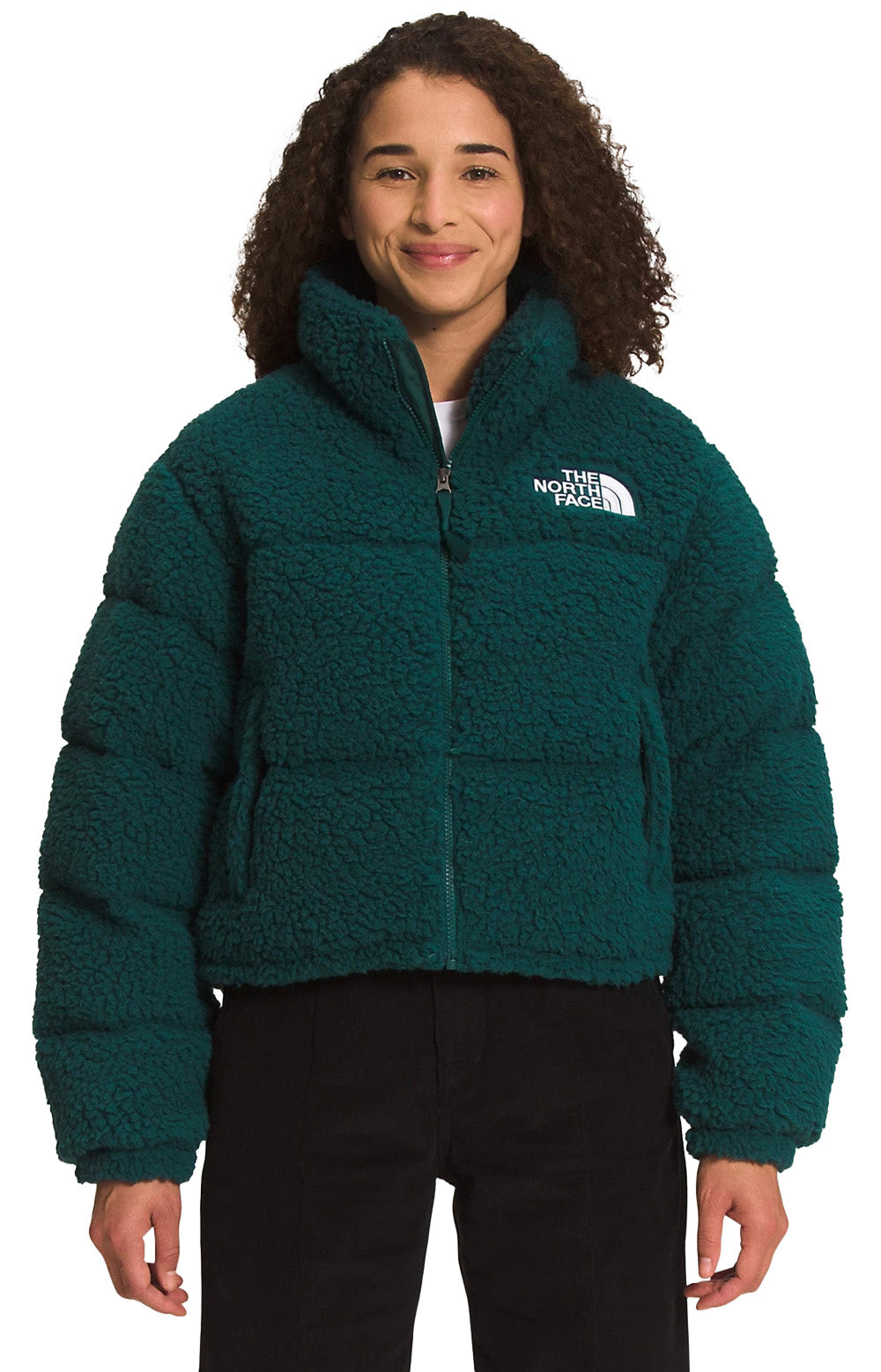 Gorgeous Ponderosa Green High Pile Nuptse Jacket