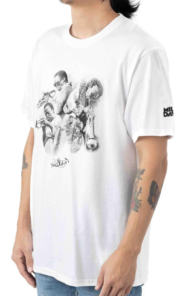 Miles Davis Tribute T-Shirt - White: A Must-Have for Music Lovers
