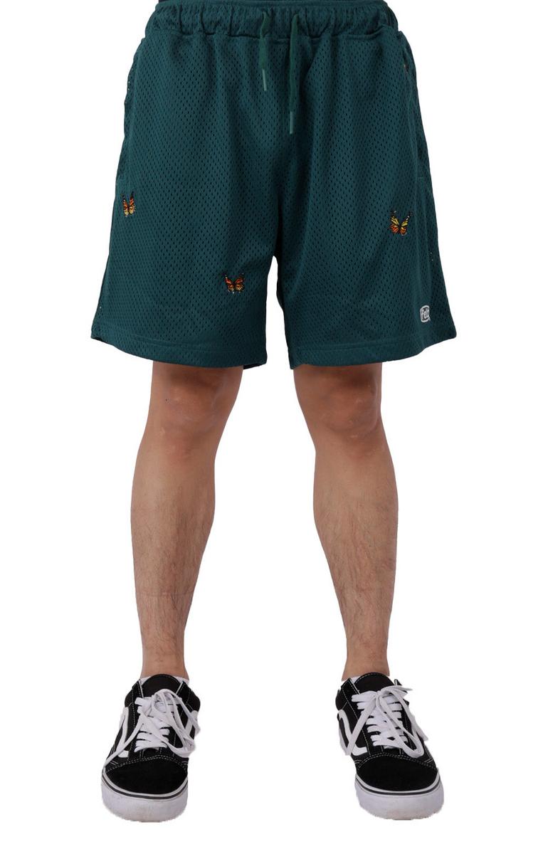 Stunning Forest Green Home Team Mesh Shorts