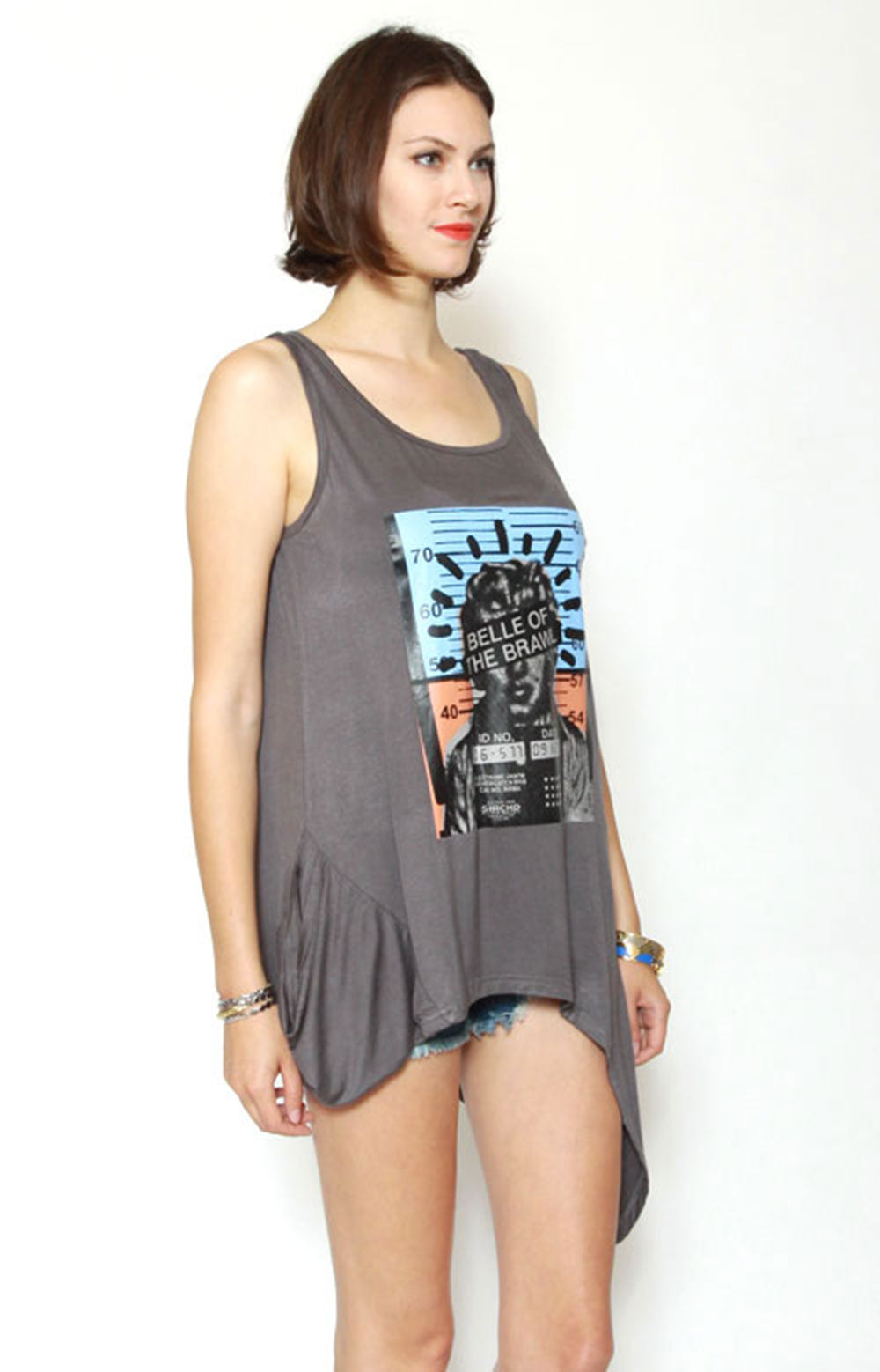Gorgeous Marilyn Cut Tank Tunic