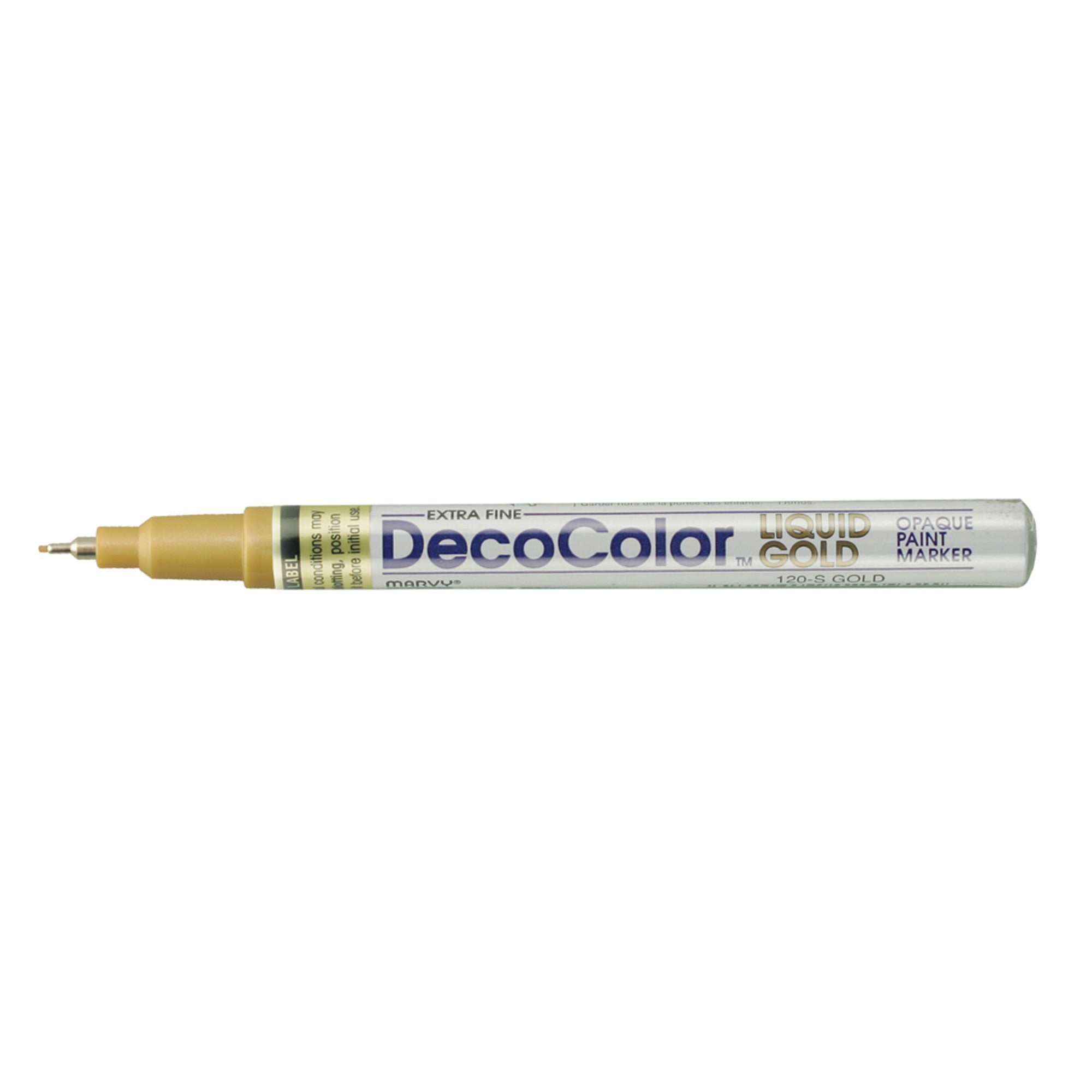 DecoColor Gold Paint Marker with Extra-Fine Tip: Sparkle Your World!