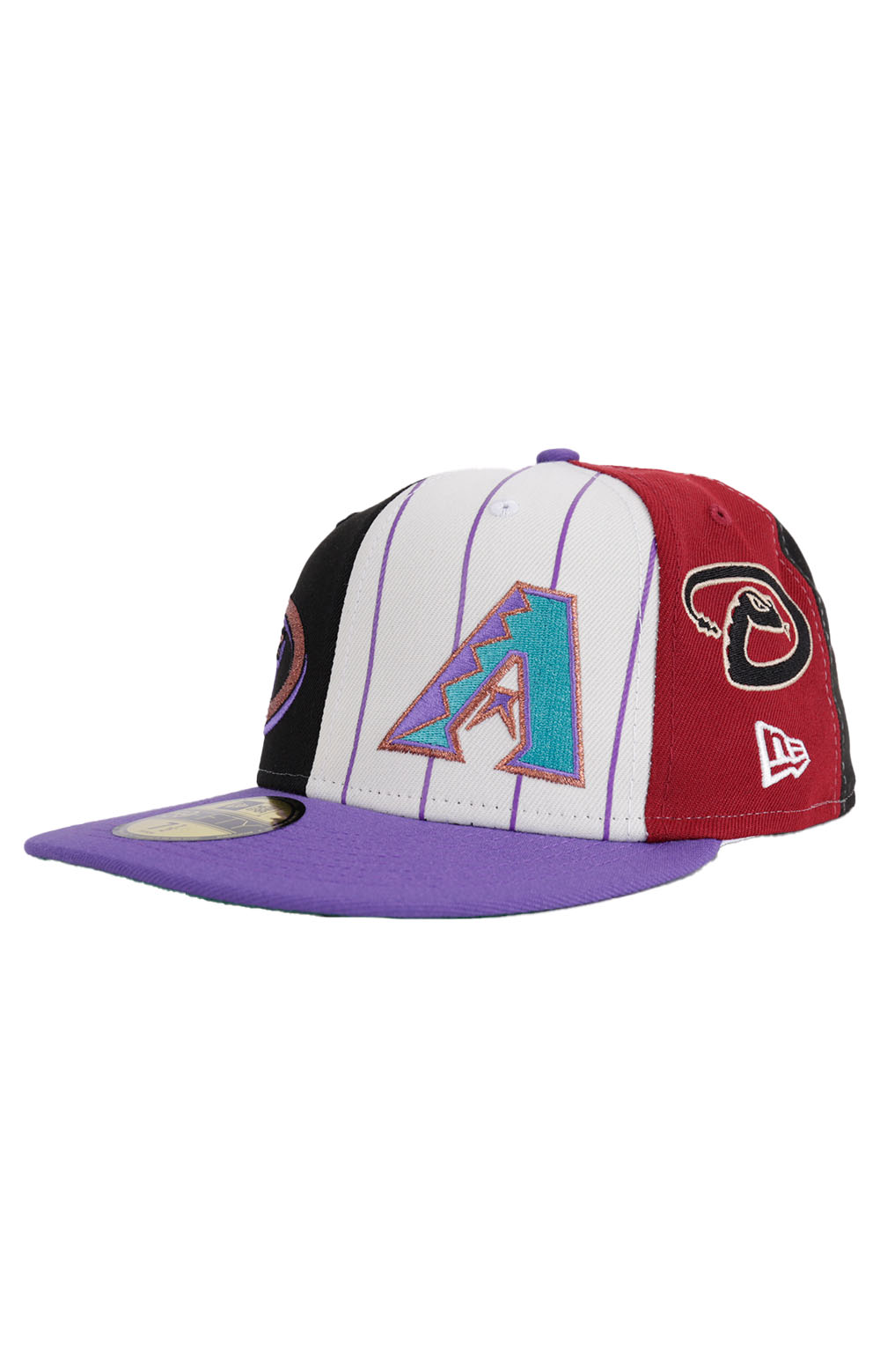 Get Your Hands on the Stunning Arizona Diamondbacks New Era 59FIFTY Logo Pinwheel Fitted Cap!