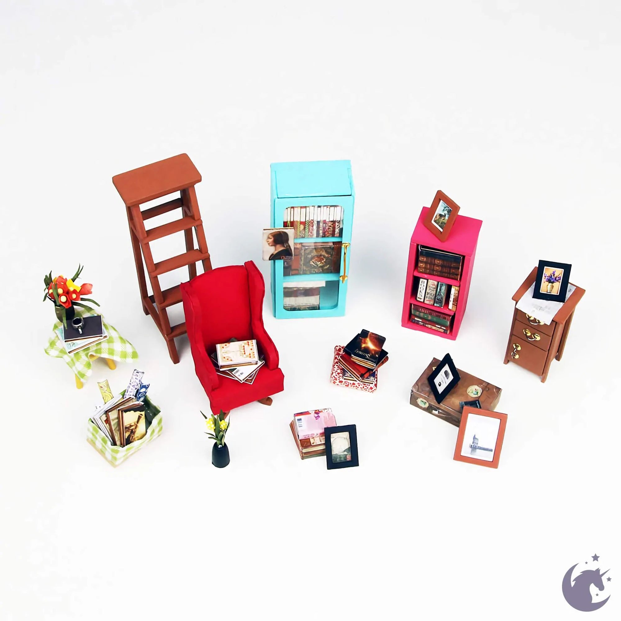 DIY Mini House - Sam's Enchanting Study Library