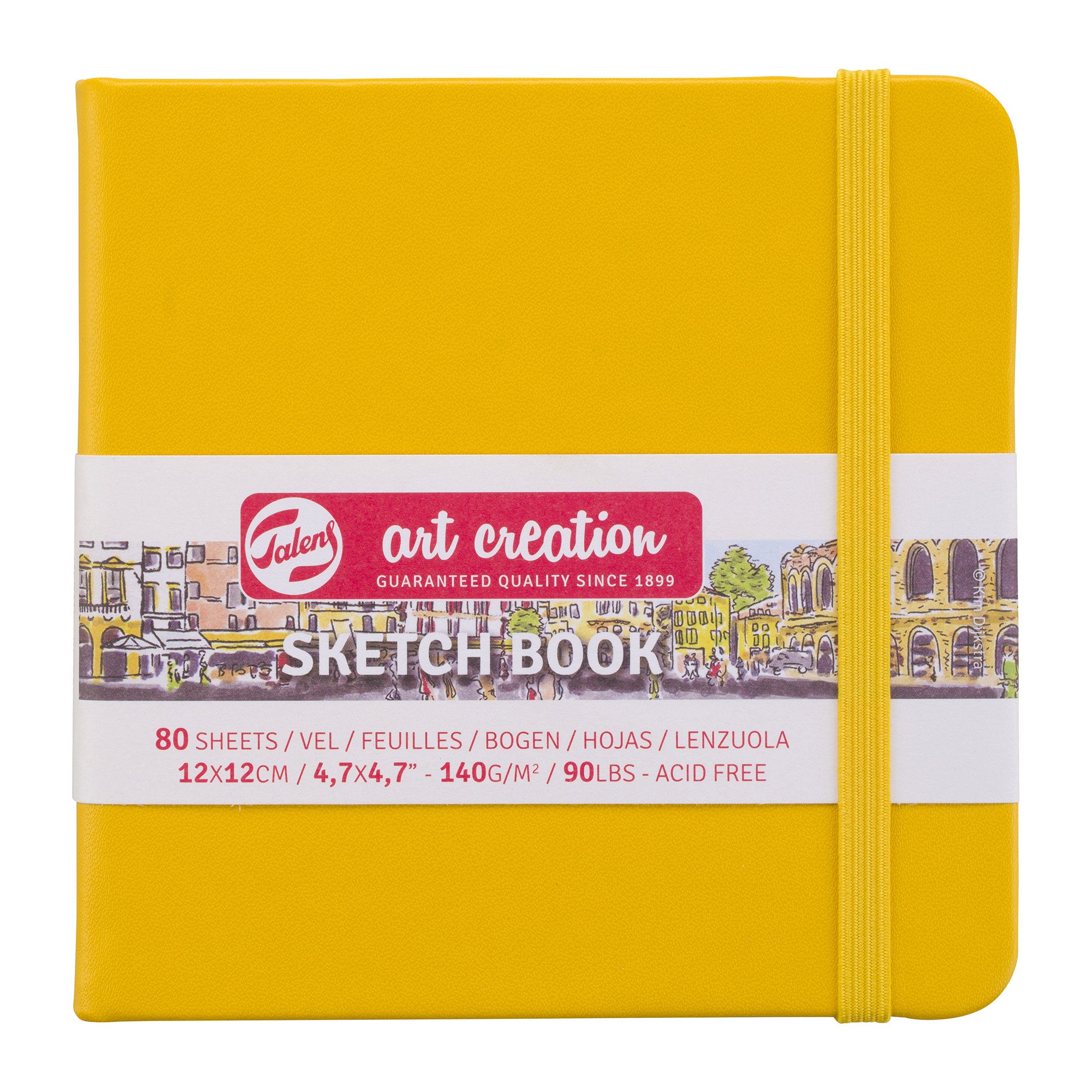 Gorgeous Golden Yellow Art Creation Sketchbook