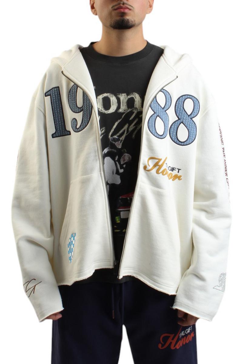 Honor The Gift 1988 Full Zip Heavyweight Terry Hoodie