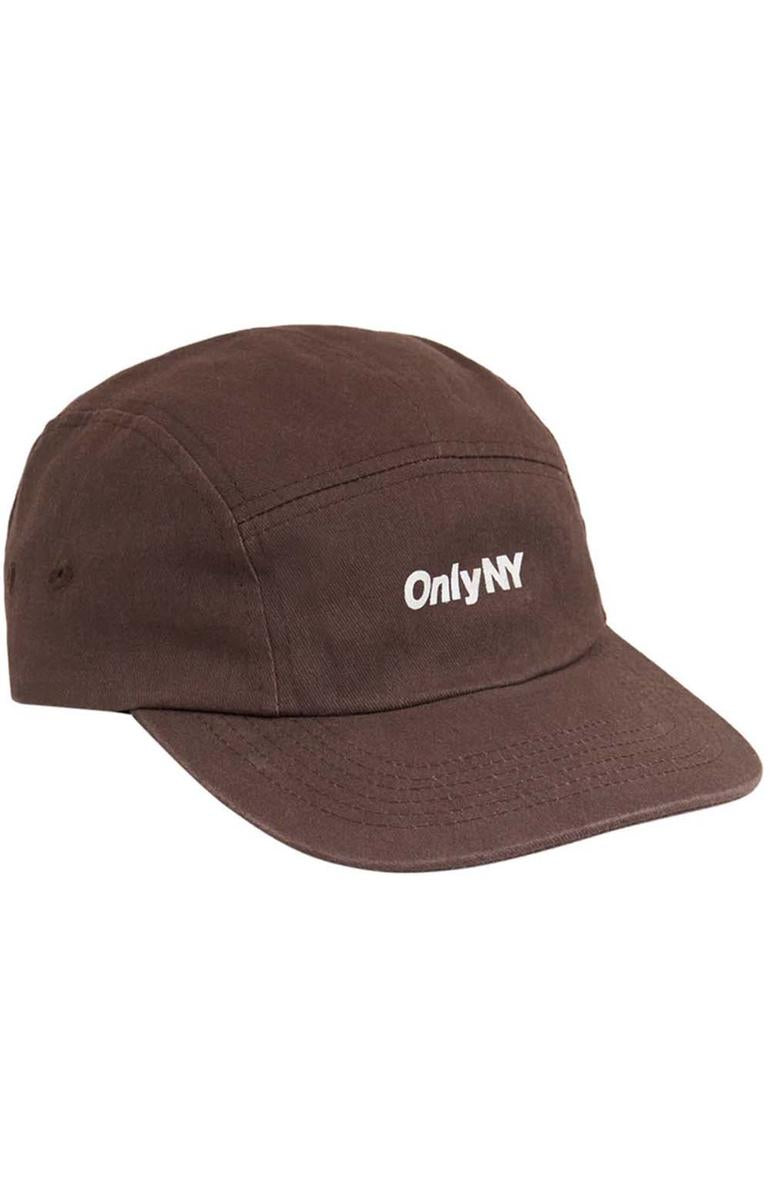 Stylish Dark Brown Chino Twill 5-Panel Cap