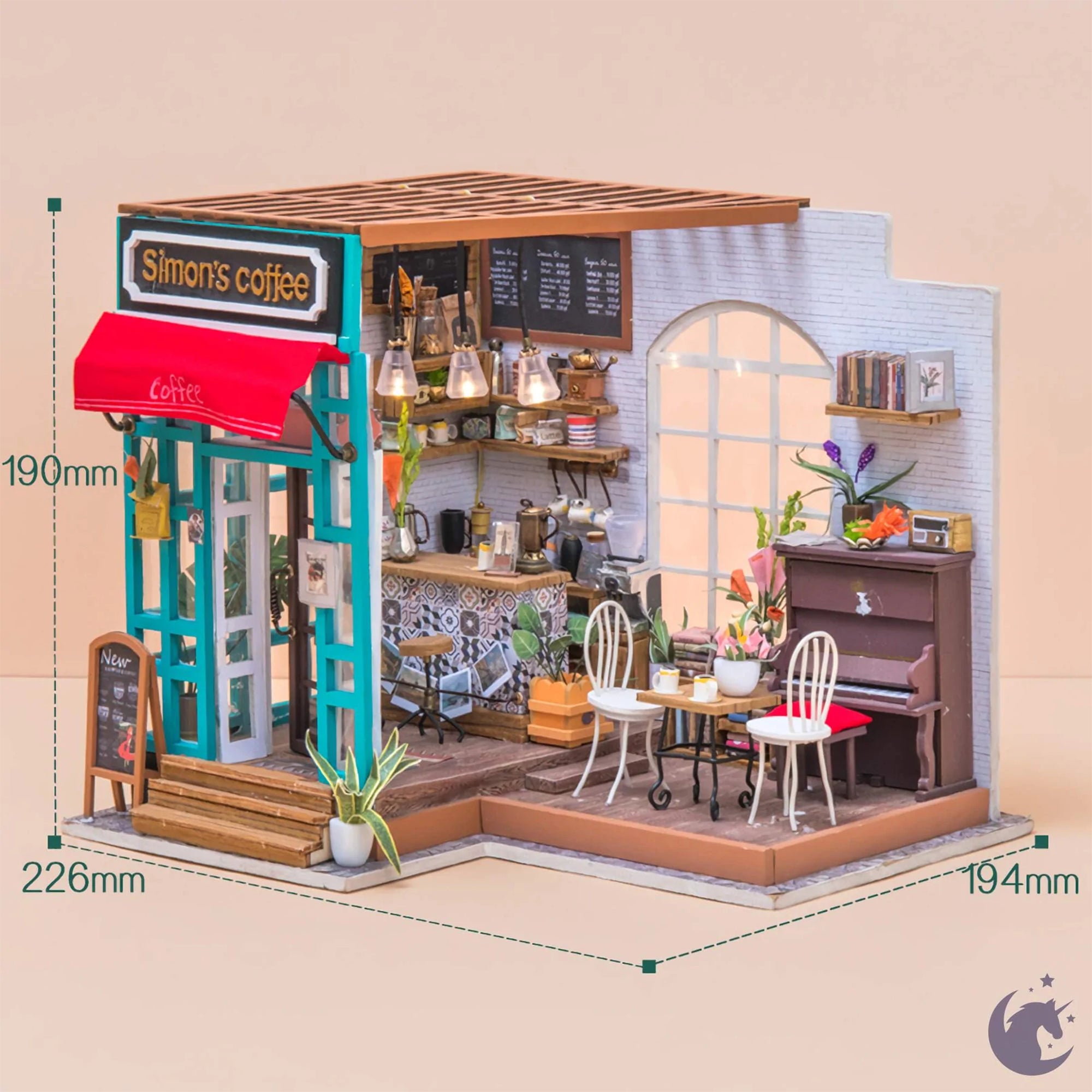 DIY Mini Simon's Coffee Shop House - Unleash Your Creativity!