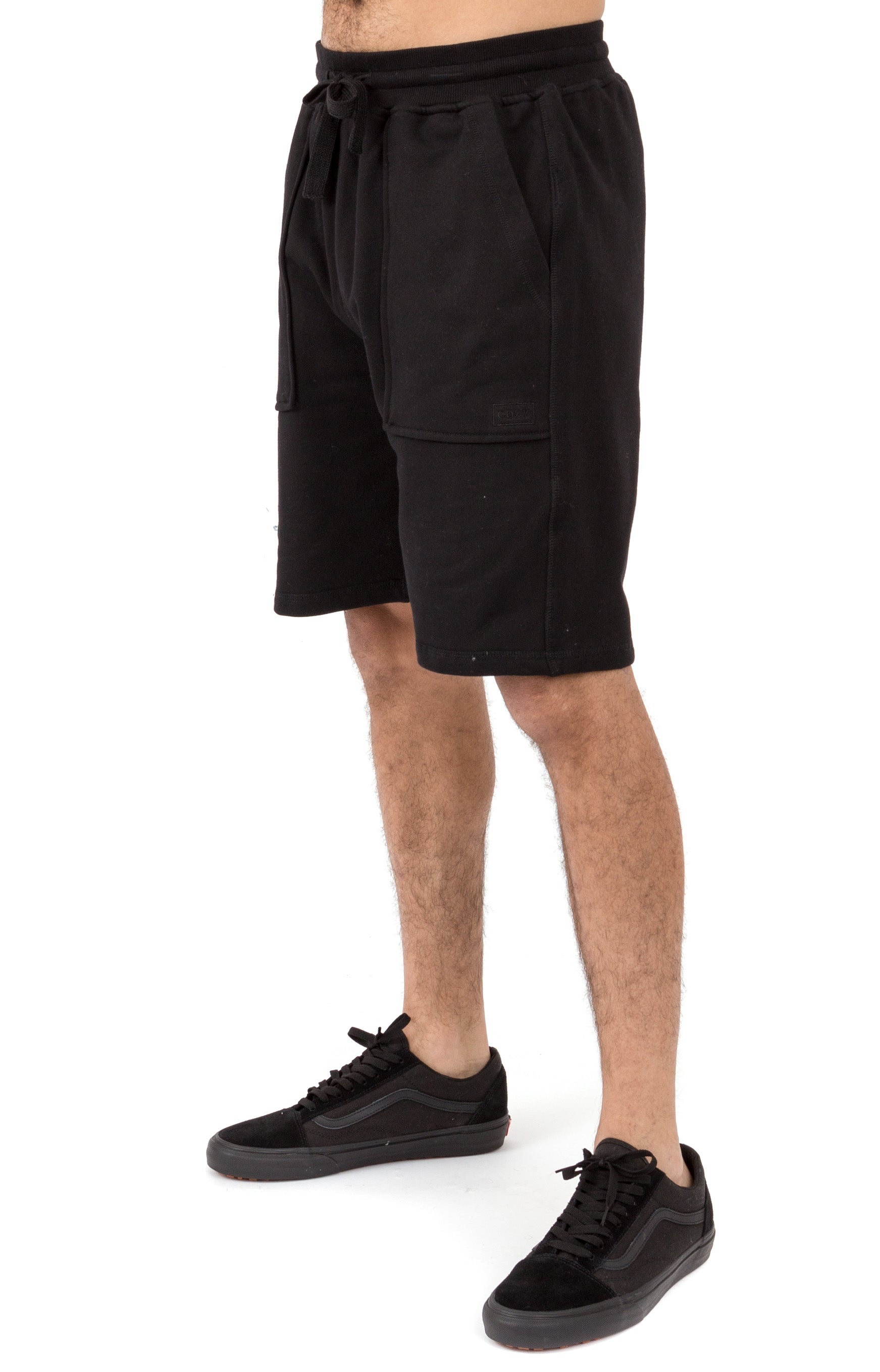 Stylish Core Sweatshort - Black