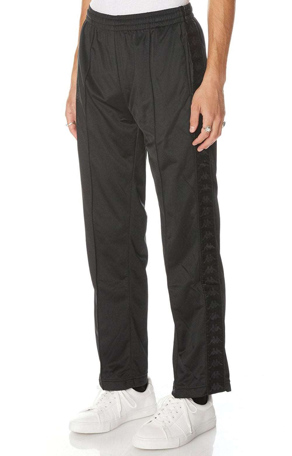 Kappa's Stunning 222 Banda Astoriazz Black/Black Jet Trackpants