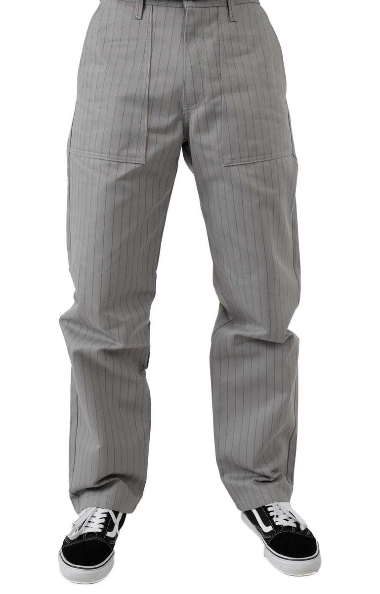 Nostalgic Grey Twill Workwear Pants - A Vintage Gem
