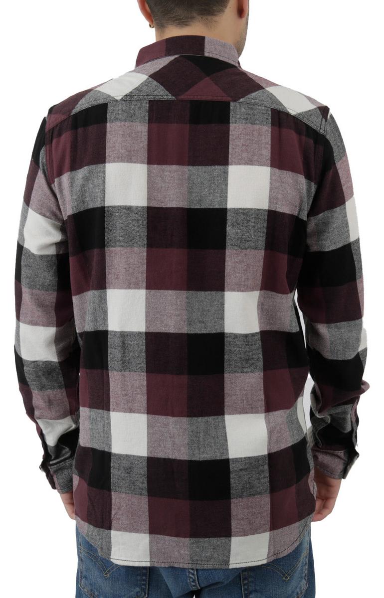 Vans Catawba Grape Box Button-Up Flannel Shirt - Stylish and Comfortable!